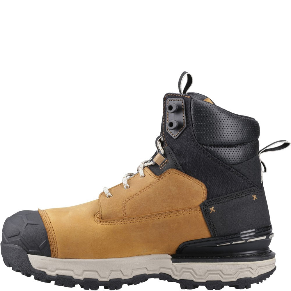 Boondock 6" Waterproof Composite-Toe Work Boot for Men in Wheat