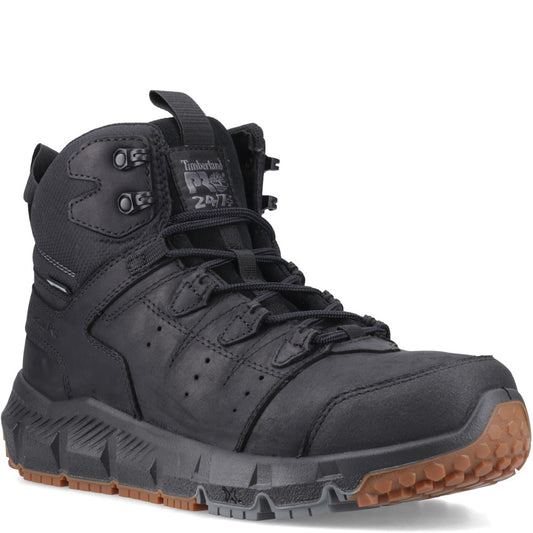 Tempe 6" Waterproof Alloy-Toe Work Boot for Men in Black