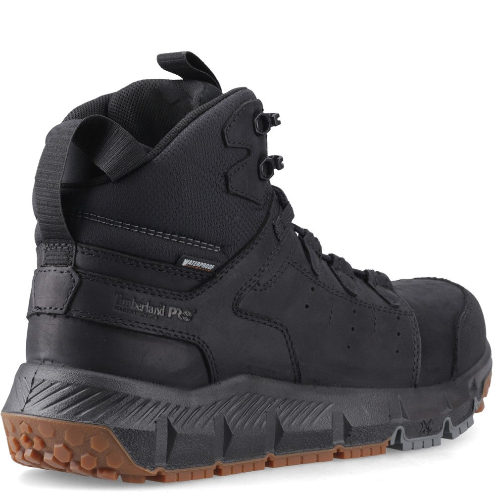 Tempe 6" Waterproof Alloy-Toe Work Boot for Men in Black