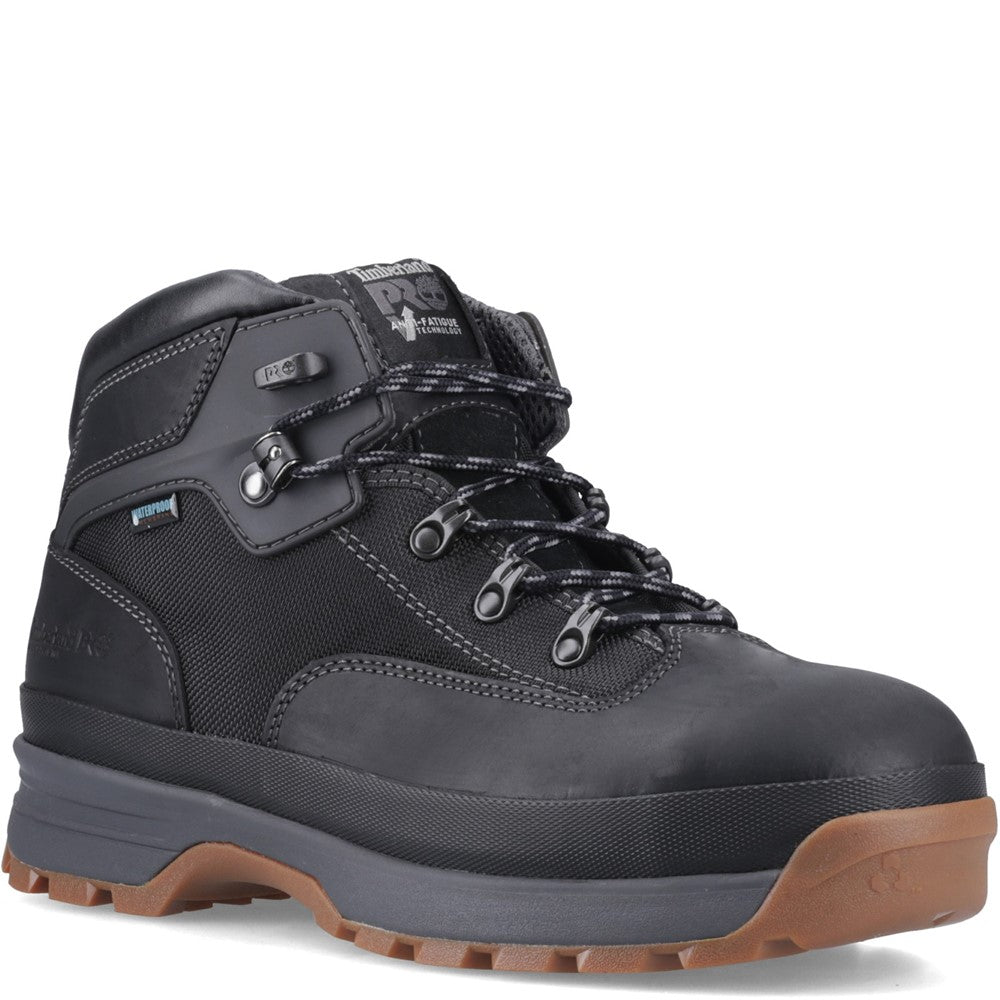 Euro Hiker Alloy Toe Work Boot for Men in Black