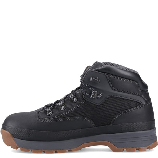 Euro Hiker Alloy Toe Work Boot for Men in Black