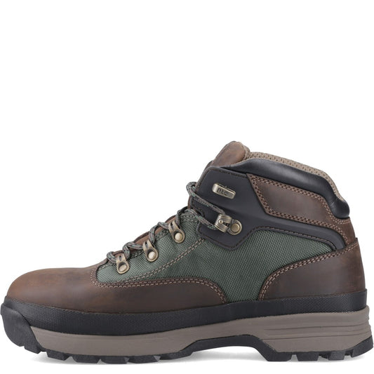 Euro Hiker Alloy Toe Work Boot for Men in Brown